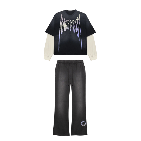 RagerBoy - Potassium Dyed Thermal Long Sleeve + Flared Set