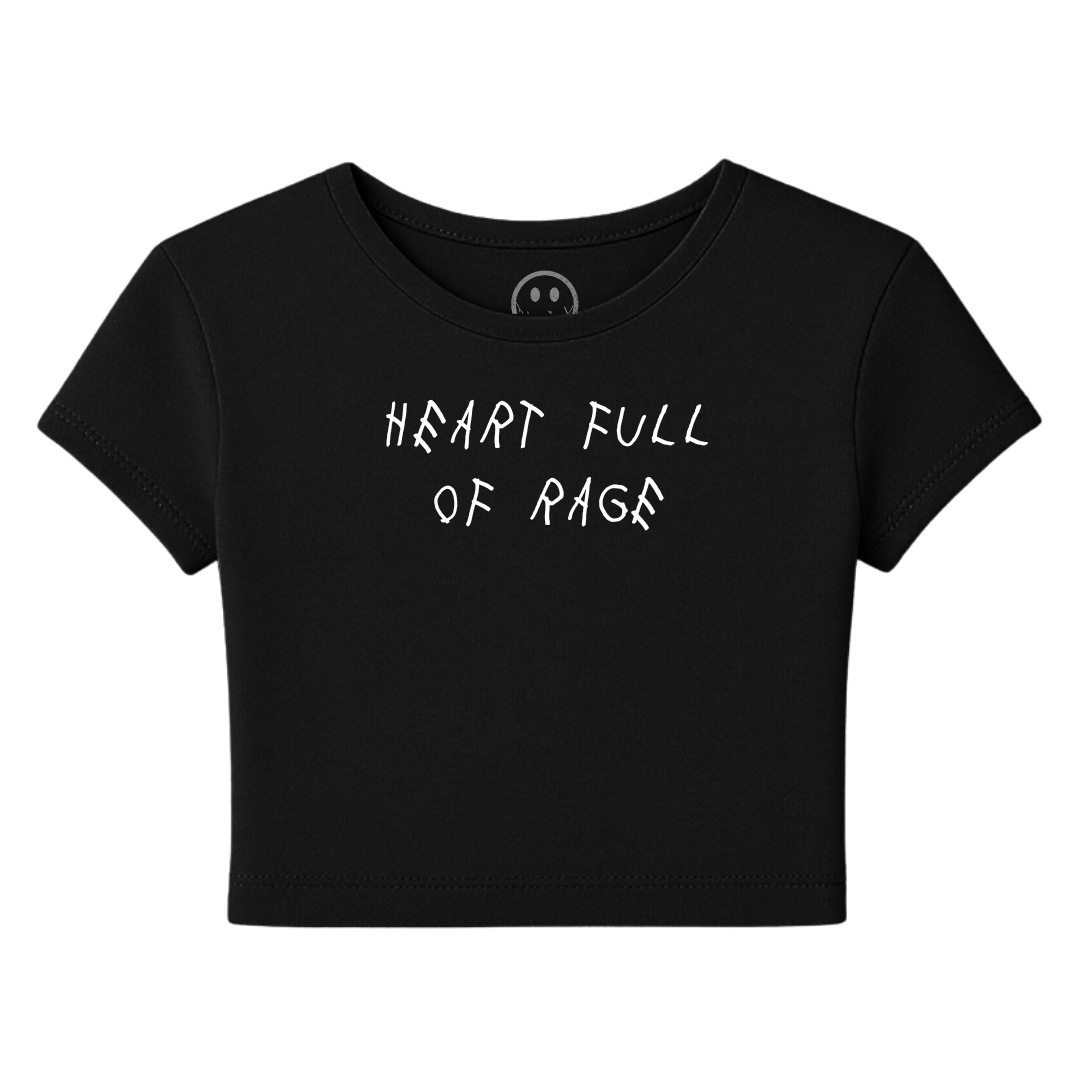 RAGERBOY Heart Full Of Rage Women's Baby Tee