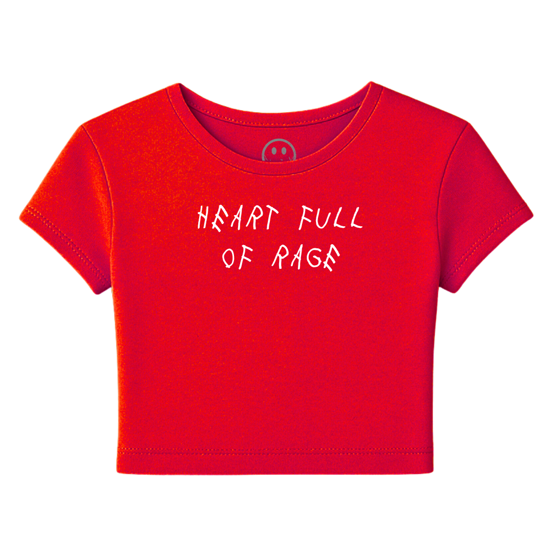 RAGERBOY Heart Full Of Rage Women's Baby Tee