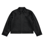 RAGERBOY Black Leather Jacket