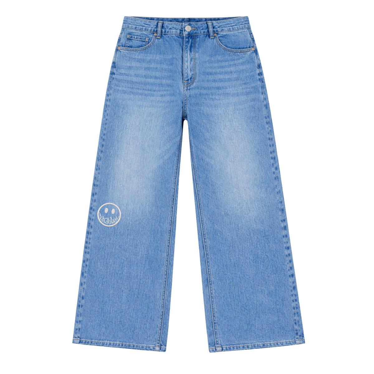 RAGERBOY Smiley Wide Leg Jeans