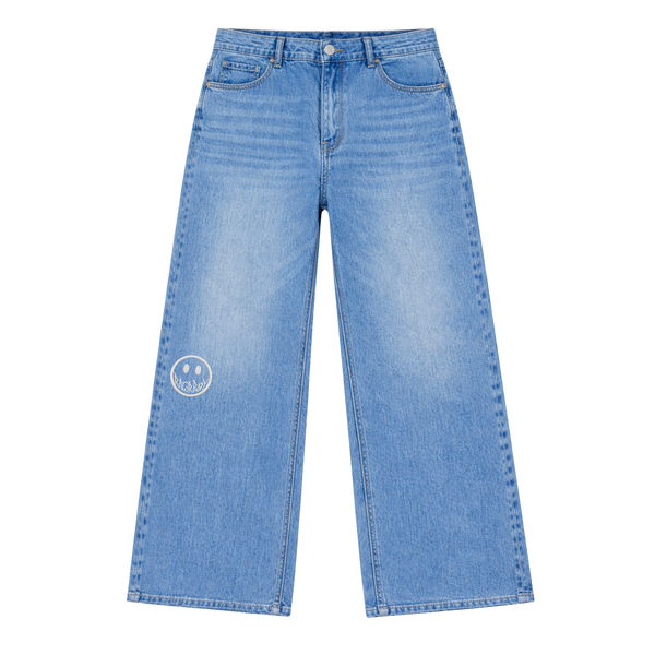 RAGERBOY Smiley Wide Leg Jeans