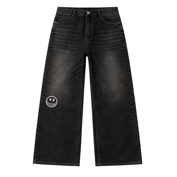 RAGERBOY Smiley Wide Leg Jeans