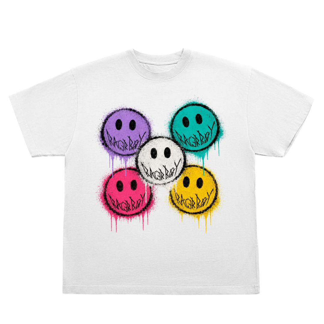 RAGERBOY Smiley Drip Tee