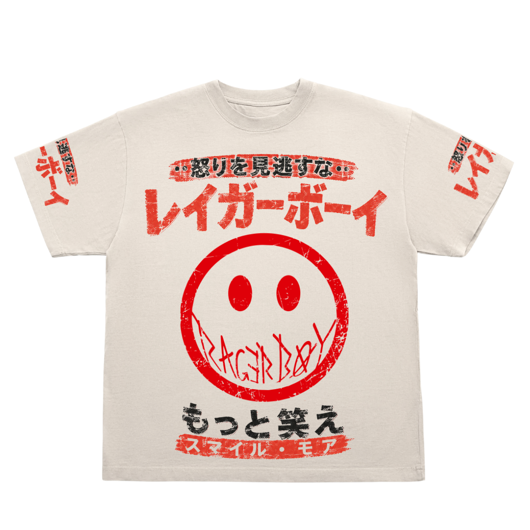 RAGERBOY Japanese Smiley Tee