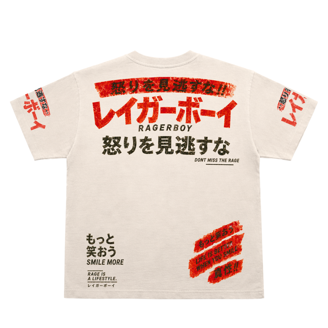 RAGERBOY Japanese Smiley Tee