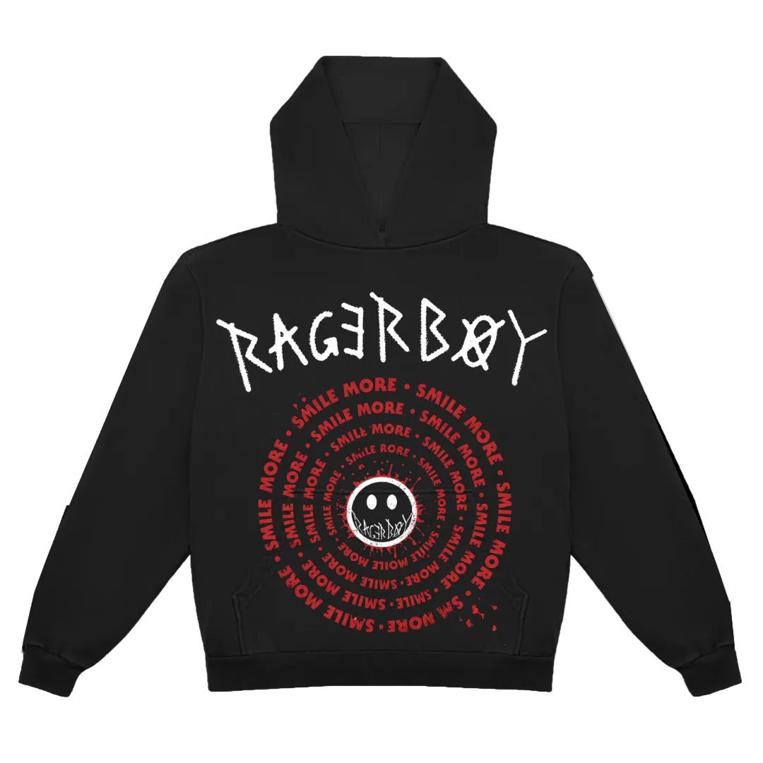 RAGERBOY Smile More Spiral Hoodie