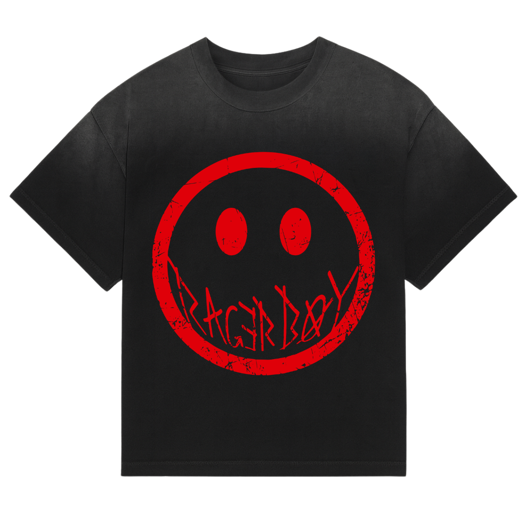 RAGERBOY Red Smiley Tee