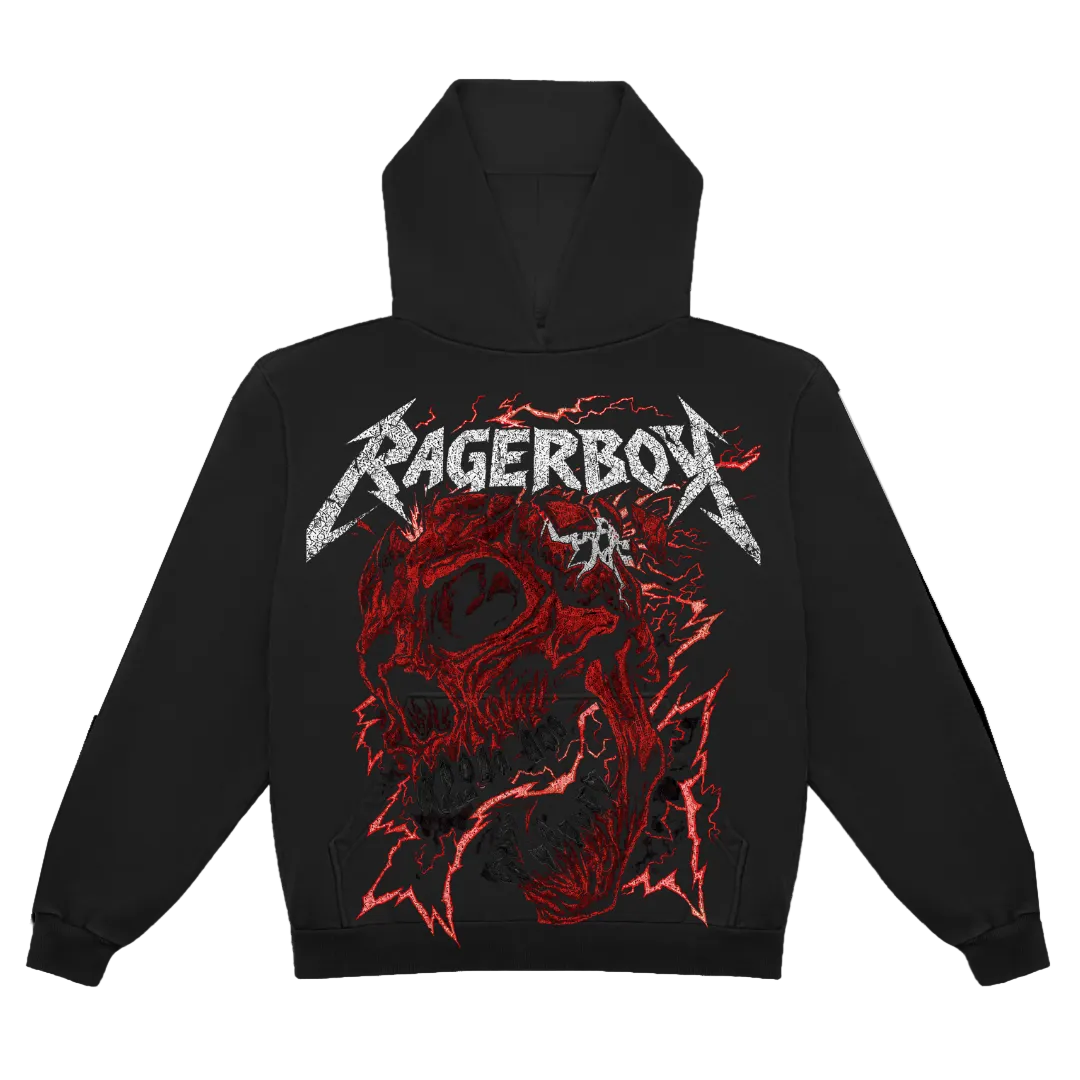 RAGERBOY Metal Skull Hoodie