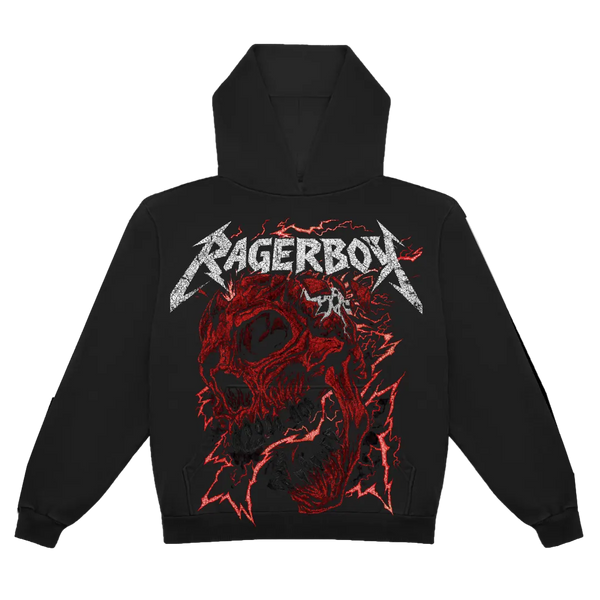 RAGERBOY Metal Skull Hoodie