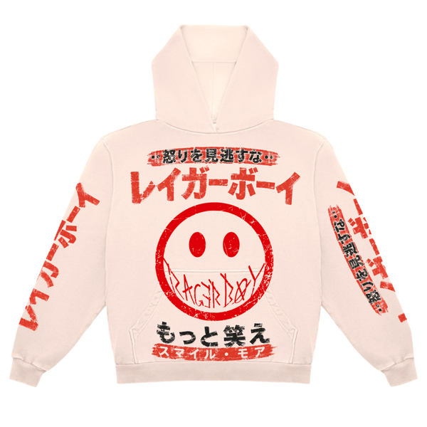 RAGERBOY Japanese Smiley Hoodie